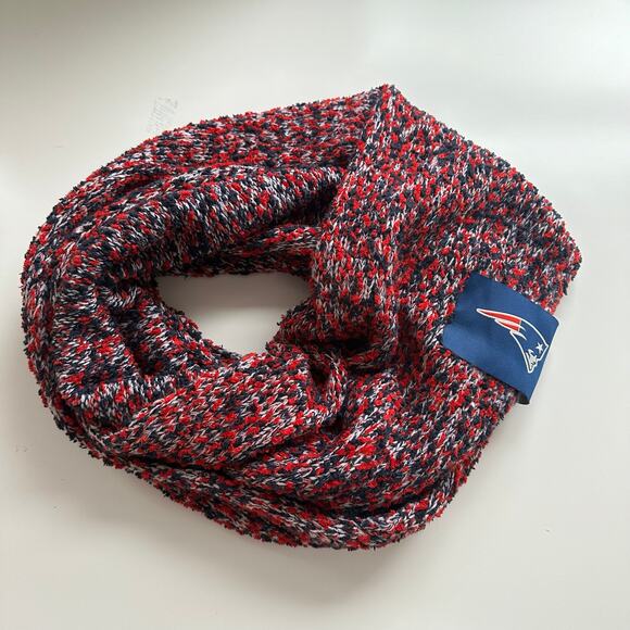 New England‎ Patriots knit infinity scarf - Picture 1 of 4